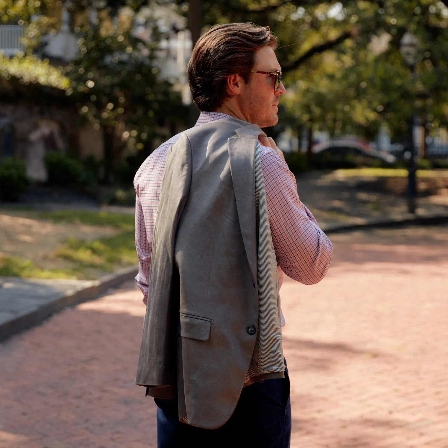 *** FINAL SALE *** Roffe Gray Ultra Suede Sport Coat