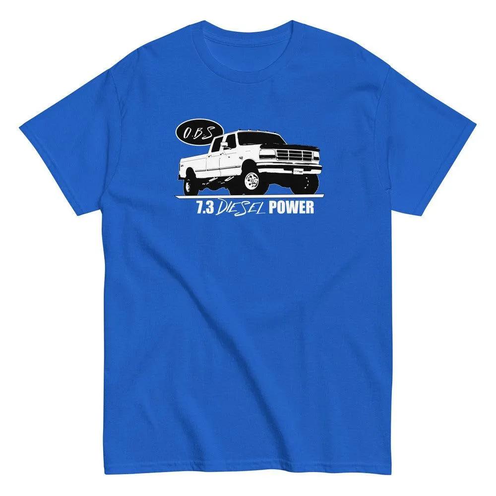 7.3 Powerstroke T-Shirt Based 90's OBS Crew Cab F250 / F350