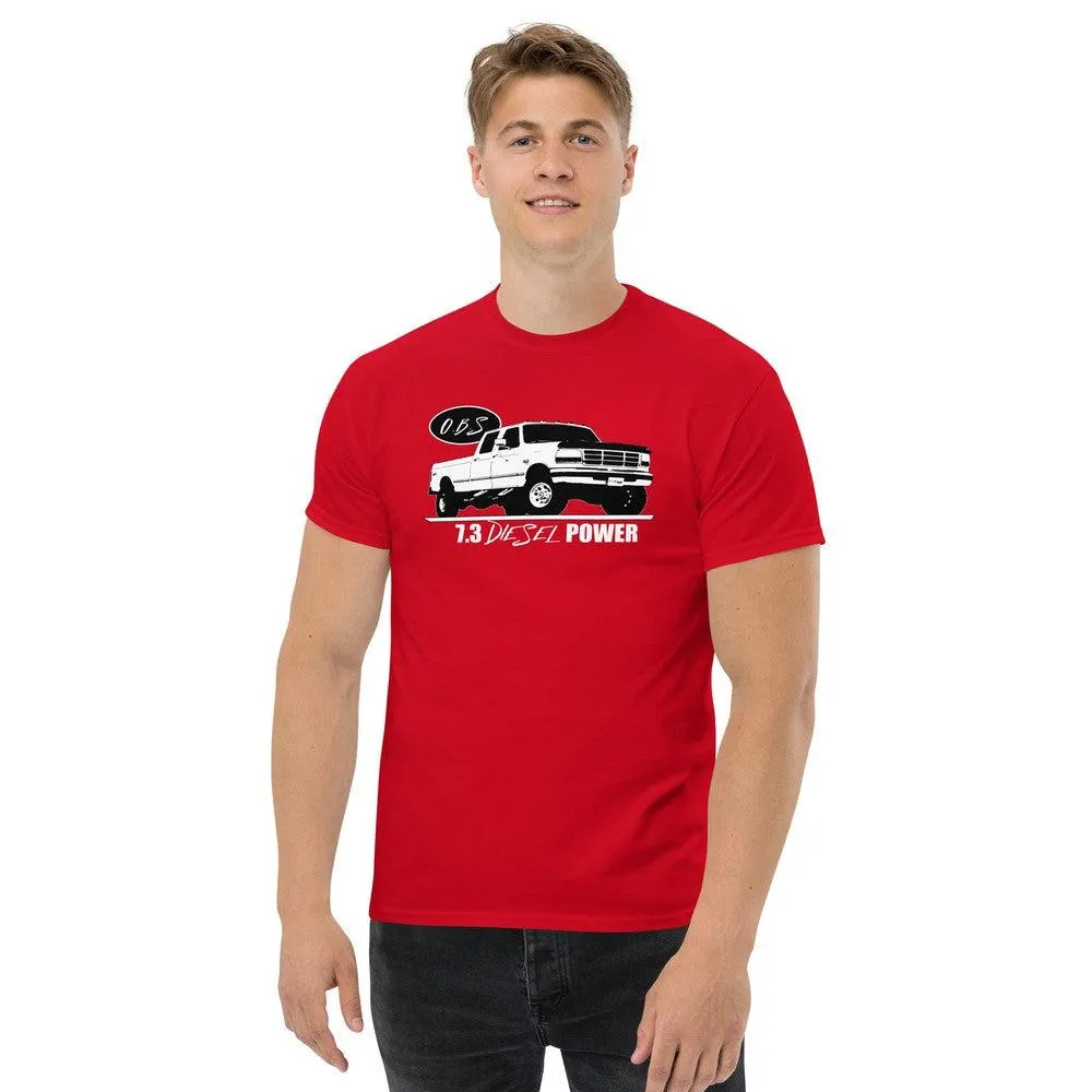 7.3 Powerstroke T-Shirt Based 90's OBS Crew Cab F250 / F350