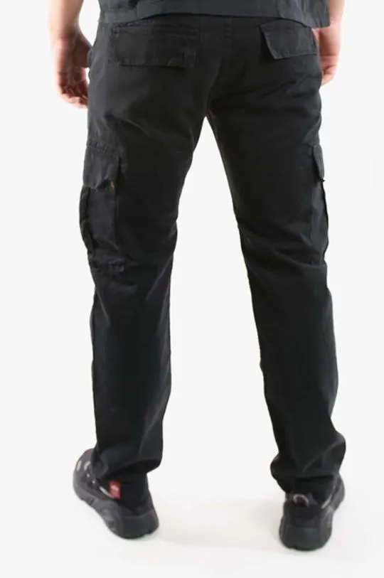 Alpha Industries cotton trousers Agent Pant black color 158205.03