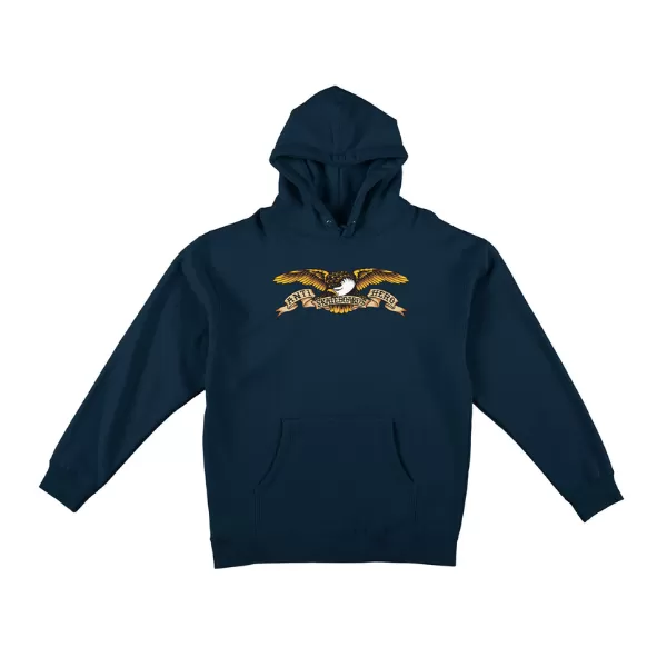 Anti Hero Eagle Hoodie Youth - Navy/Multi