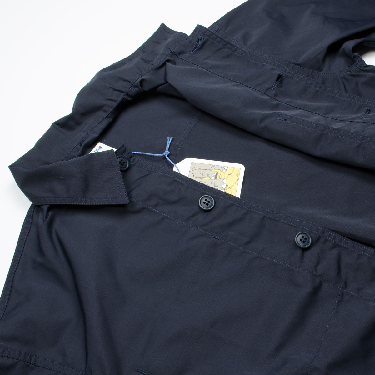 Arpenteur - ADN Jacket Nylon Canvas - Navy