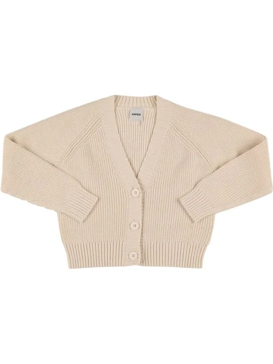 ASPESI   Cotton knit cardigan 