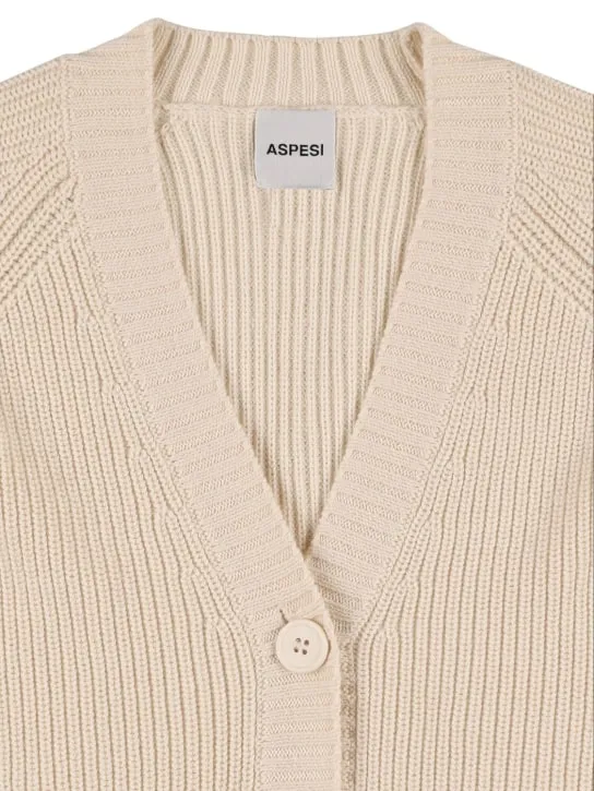 ASPESI   Cotton knit cardigan 