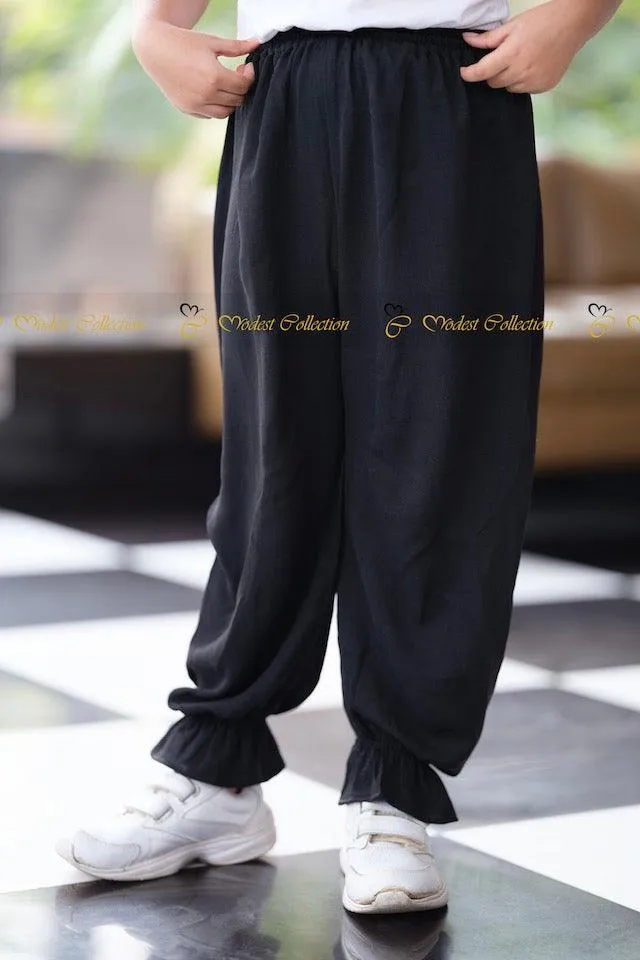 Babygirl's Trousers Black