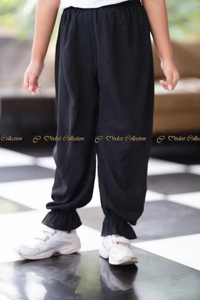 Babygirl's Trousers Black