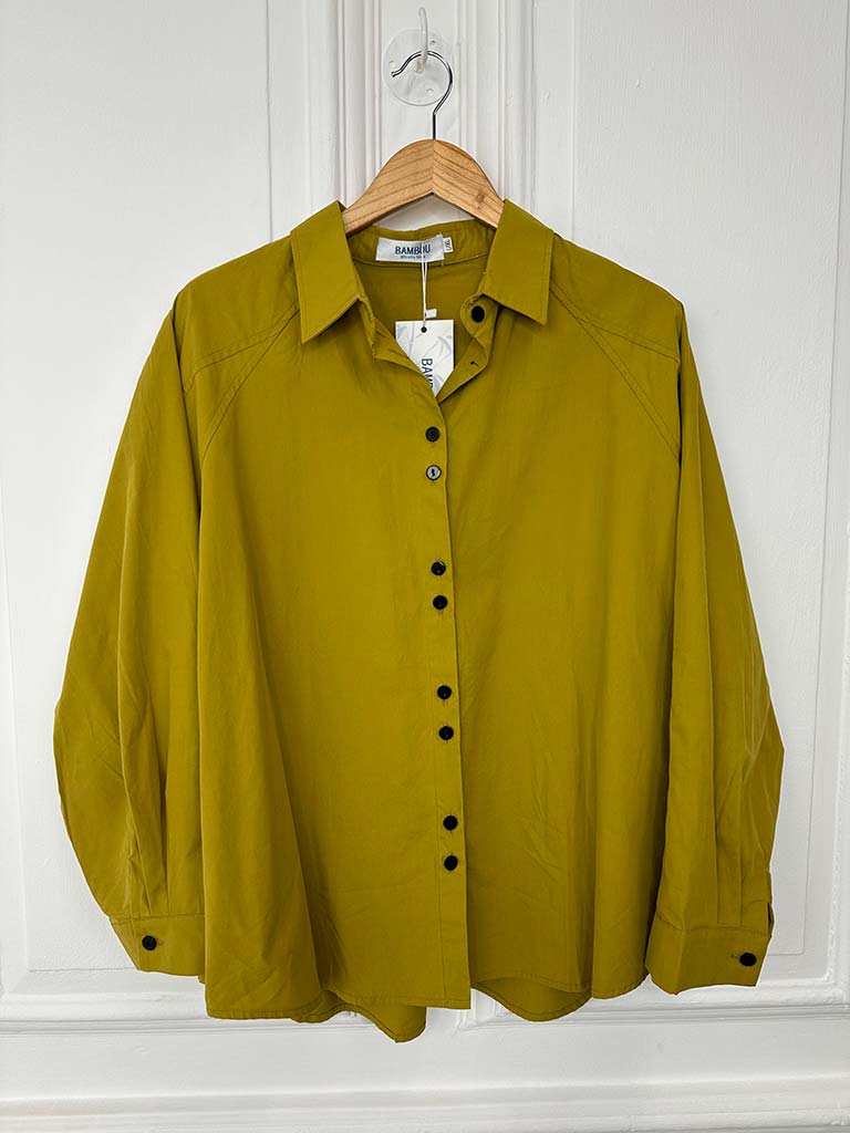 Bambou by Bella Blue Cotton Shirt - Ochre