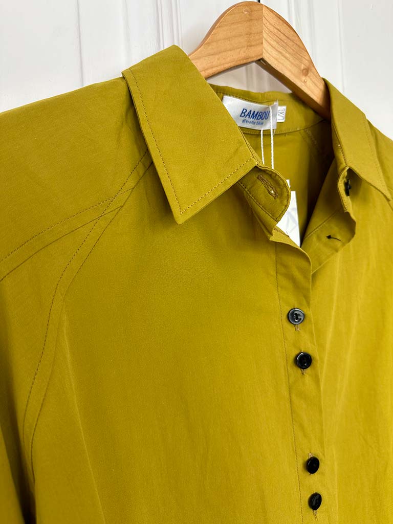 Bambou by Bella Blue Cotton Shirt - Ochre