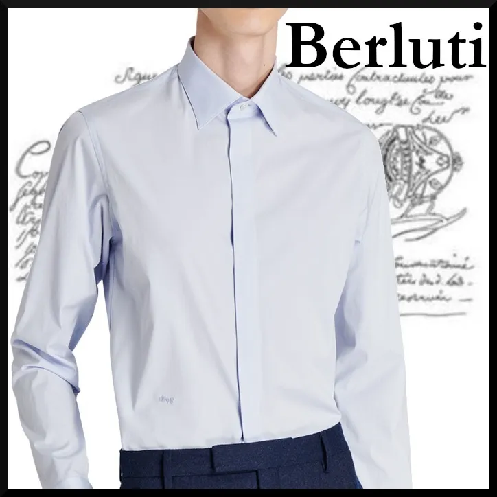 Berluti  |Stretch Cotton Popeline Shirt