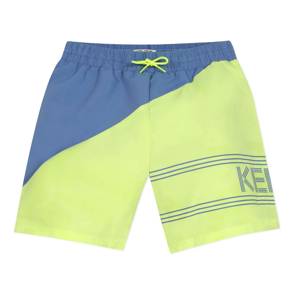 Bi-colo Logo Swimshorts