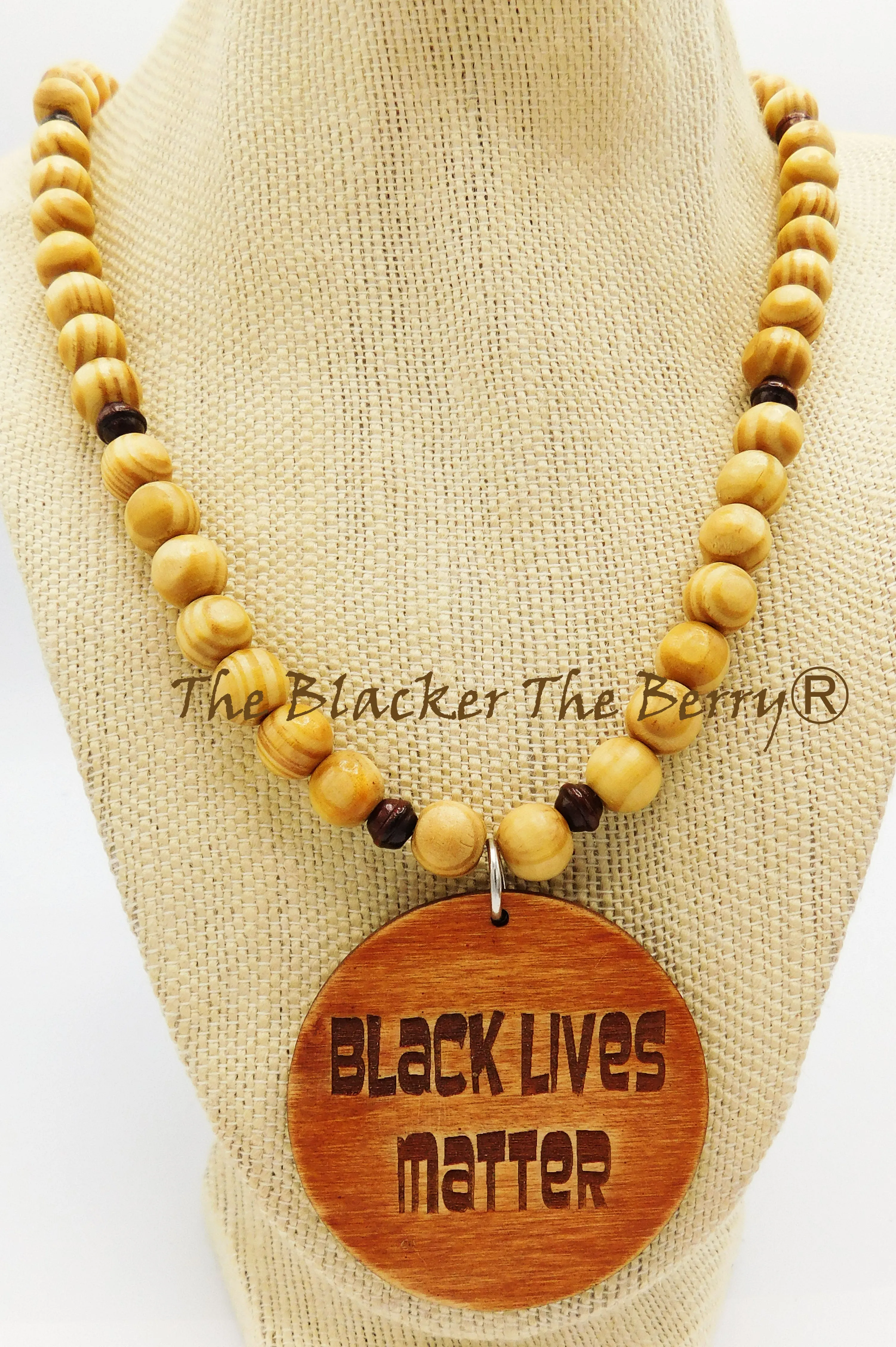 Black Lives Matter Necklace Beaded Jewelry Handmade