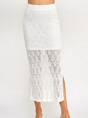 Blissful Break Knit Skirt