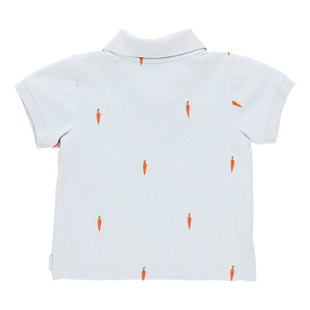 Blue Rooster Boys Alec Shirt - Carrot Embroidery