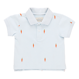 Blue Rooster Boys Alec Shirt - Carrot Embroidery