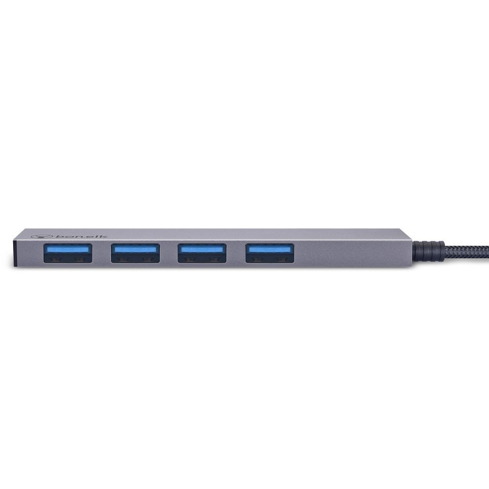 Bonelk Long-Life USB-A to 4 Port USB 3.0 Slim Hub