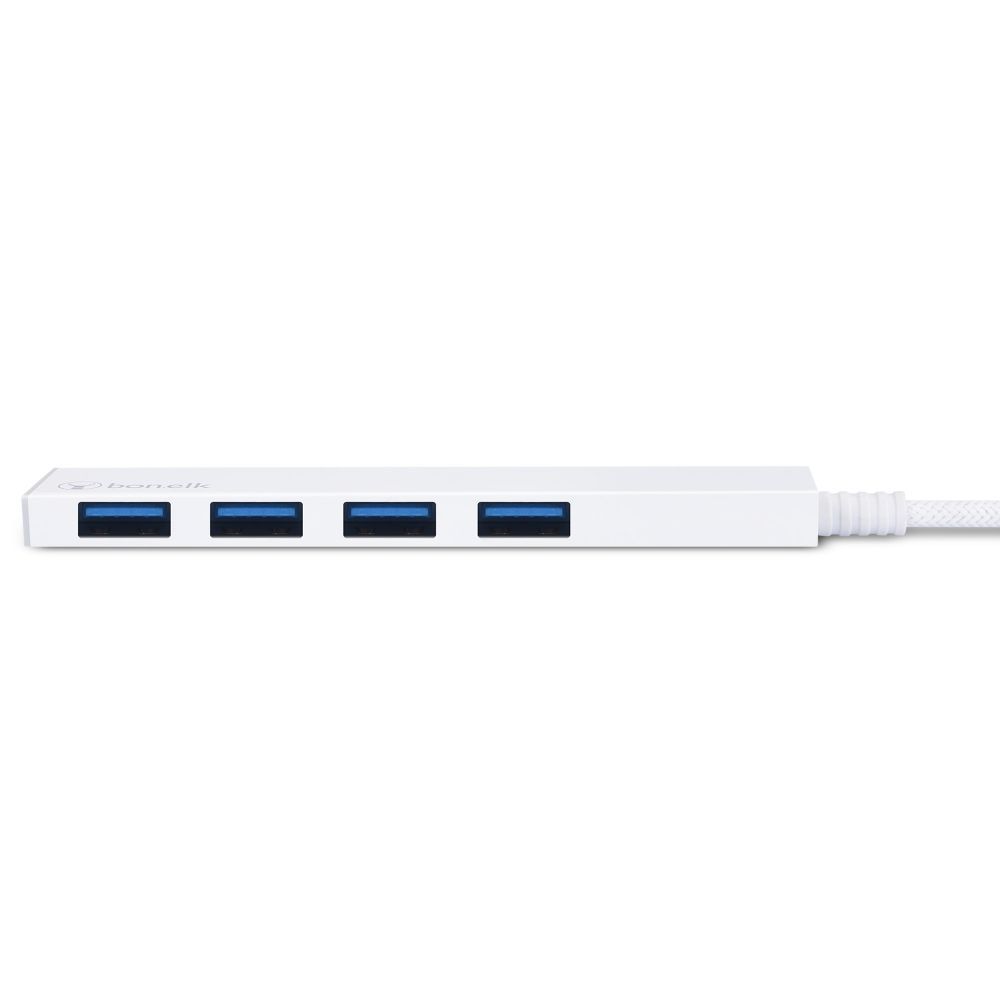 Bonelk Long-Life USB-A to 4 Port USB 3.0 Slim Hub