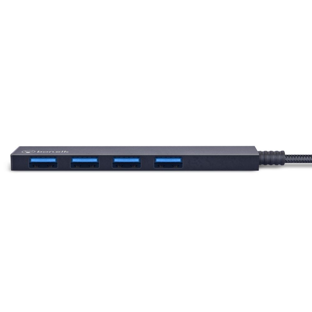 Bonelk Long-Life USB-A to 4 Port USB 3.0 Slim Hub