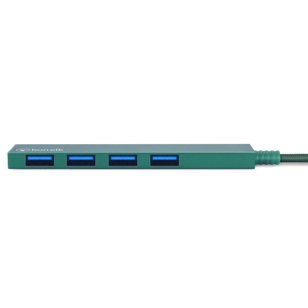 Bonelk Long-Life USB-C to 4 Port USB 3.0 Slim Hub