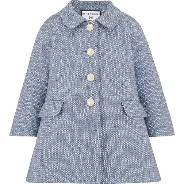 Britannical Islington Coat, Porcelain Blue