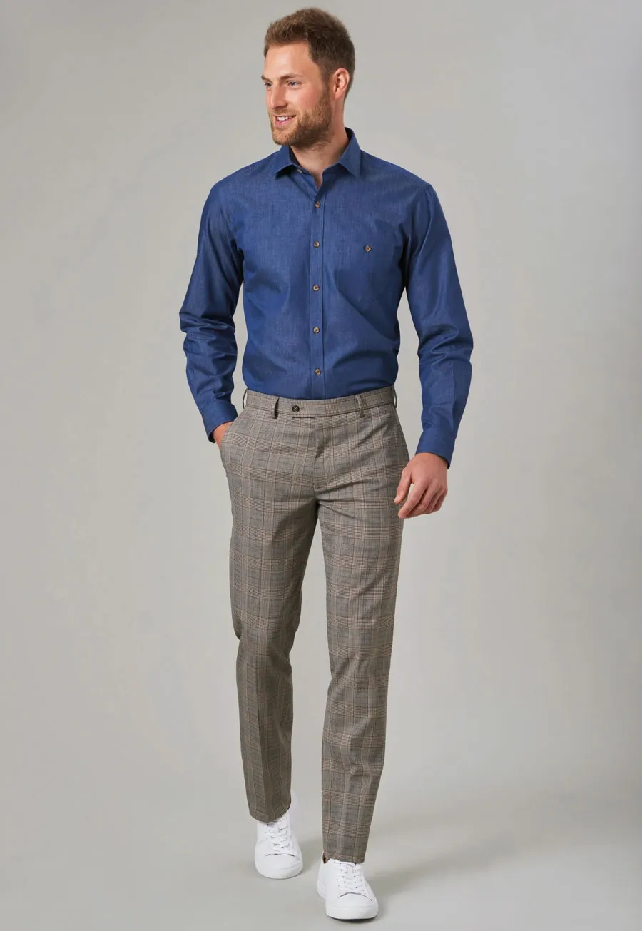 Brook Taverner Fabian Check Trouser