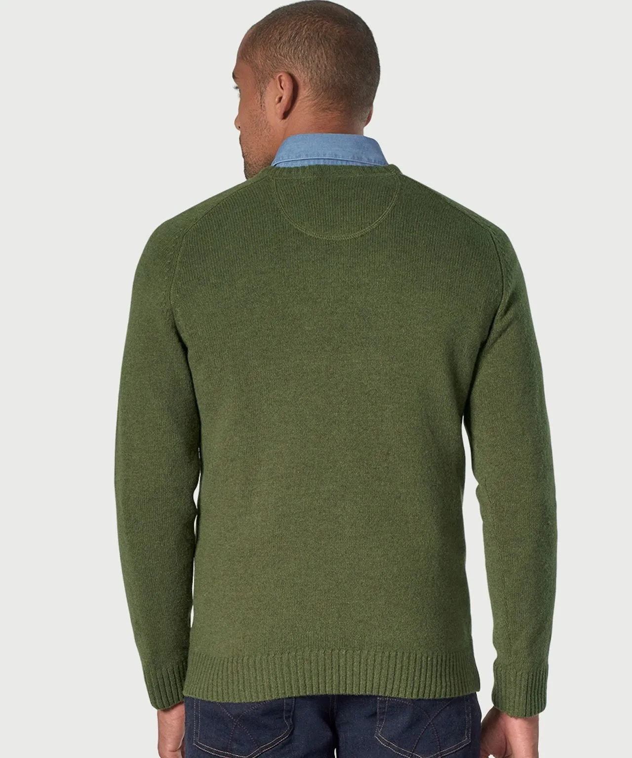 Brook Taverner Lambswool V Neck 7gg