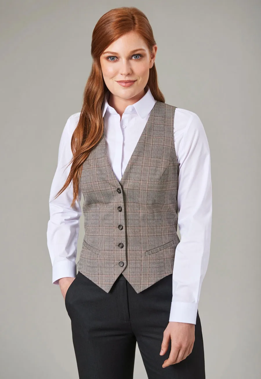 Brook Taverner Olivia Check Waistcoat