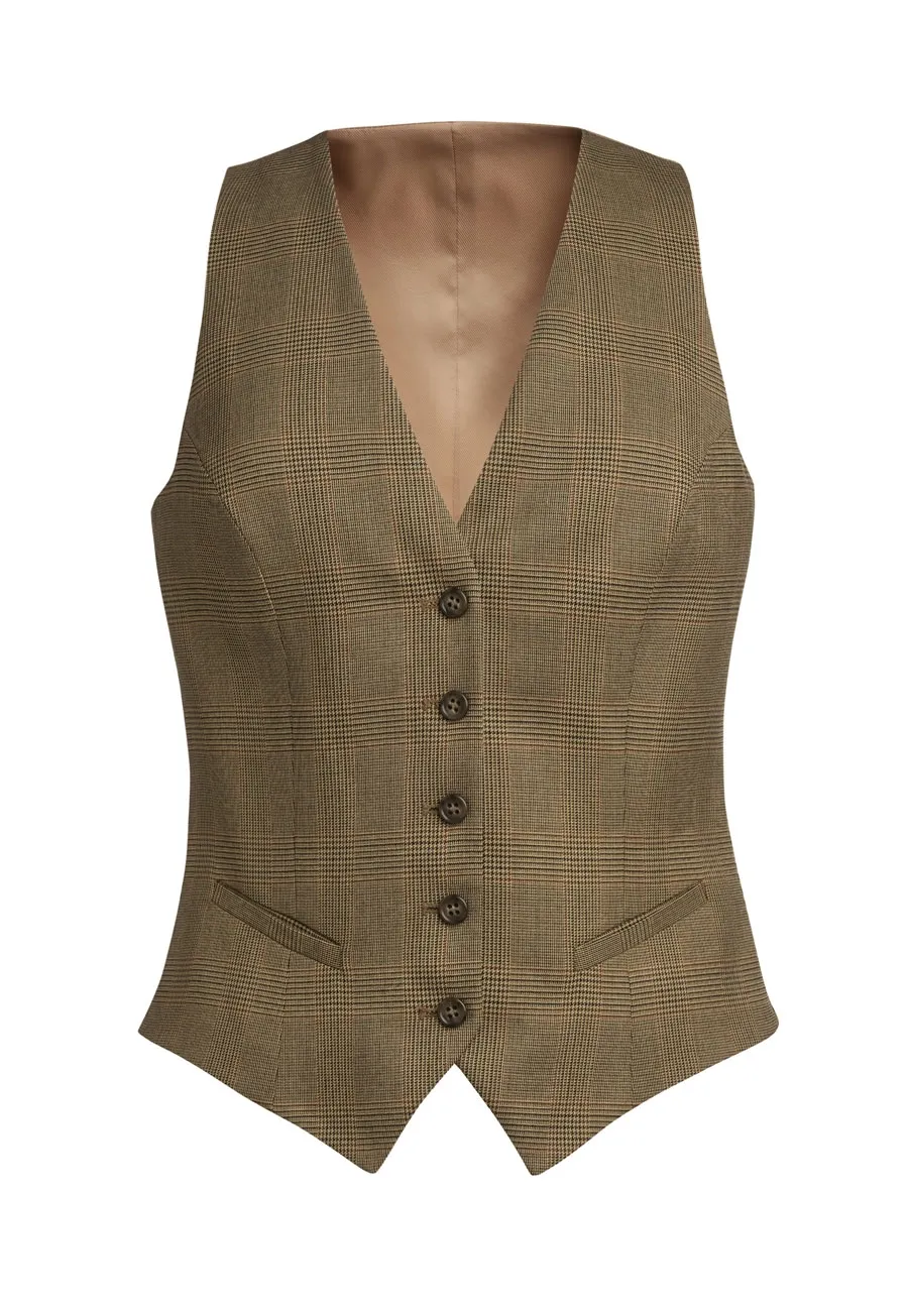 Brook Taverner Olivia Check Waistcoat