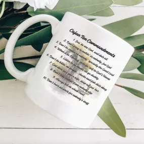 Cajun Ten Commandments Coffee Mug