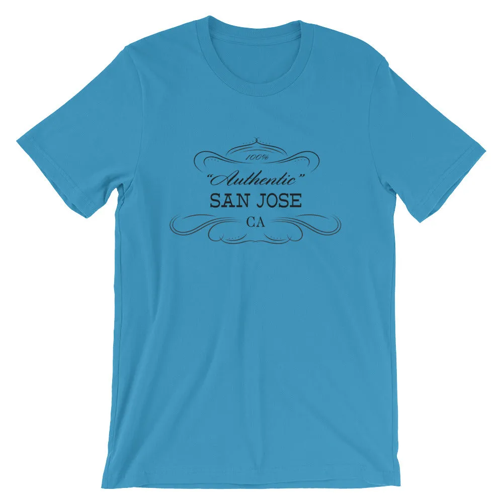 California - San Jose CA - Short-Sleeve Unisex T-Shirt - Authentic