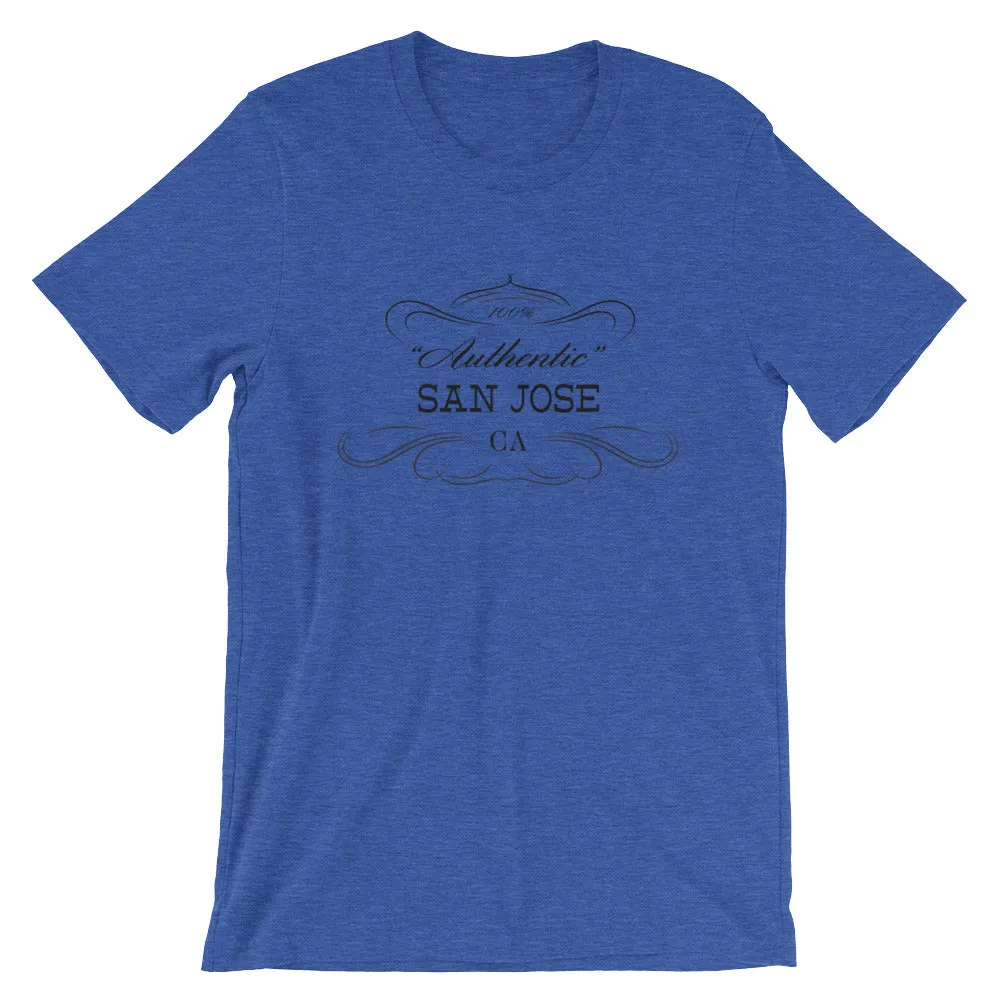 California - San Jose CA - Short-Sleeve Unisex T-Shirt - Authentic