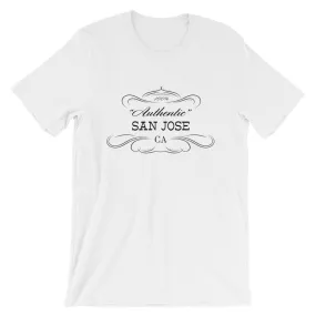 California - San Jose CA - Short-Sleeve Unisex T-Shirt - Authentic