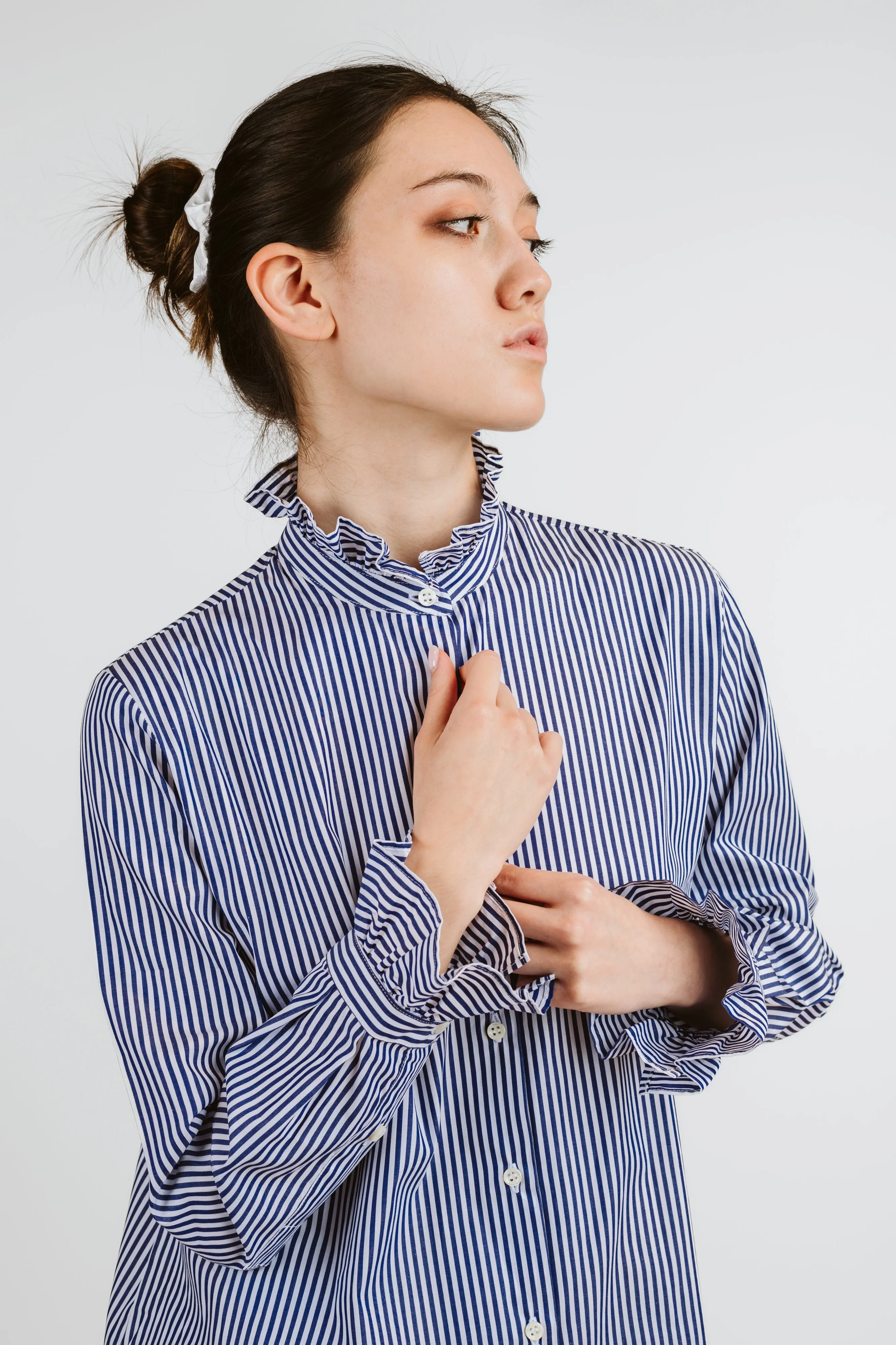 CAMICIA ALEX (OVERSIZE) RIGA AZZURRA