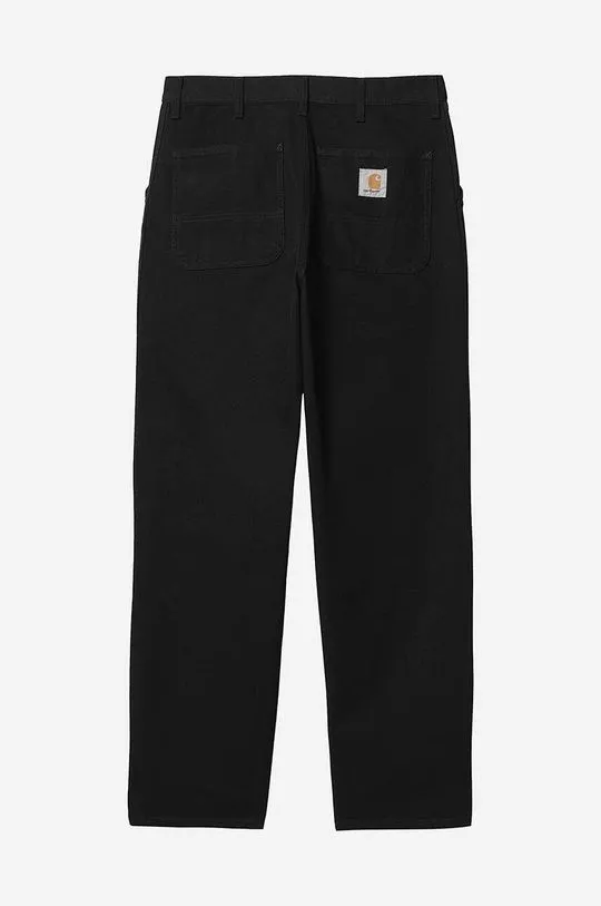 Carhartt WIP cotton trousers black color