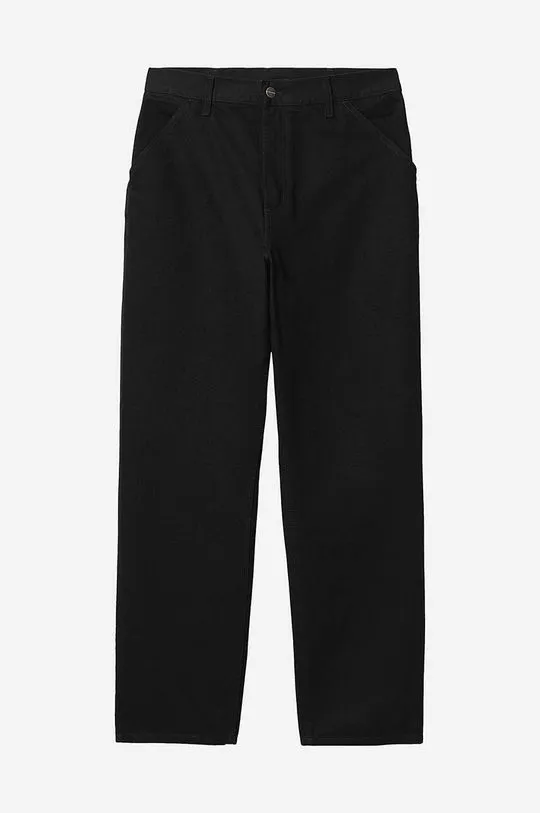 Carhartt WIP cotton trousers black color