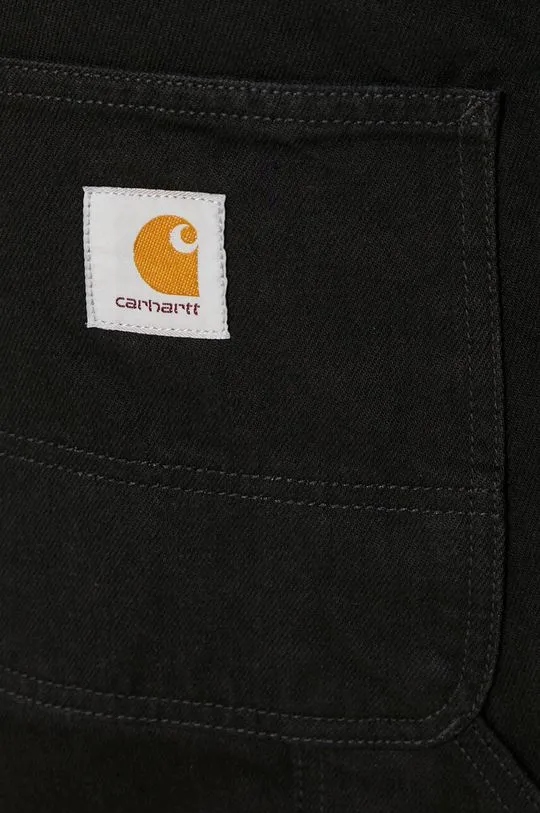 Carhartt WIP cotton trousers Double Knee Pant black color I032699.8902