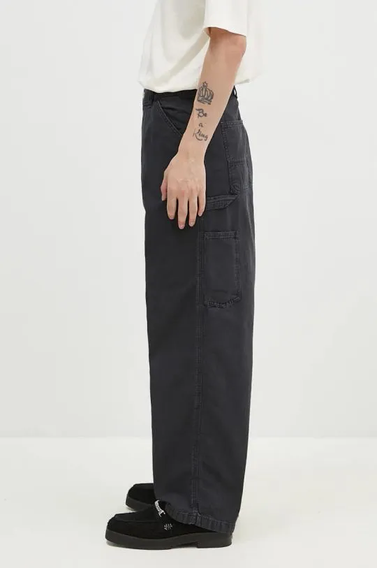 Carhartt WIP cotton trousers OG Single Knee Pant black color I033754.894J