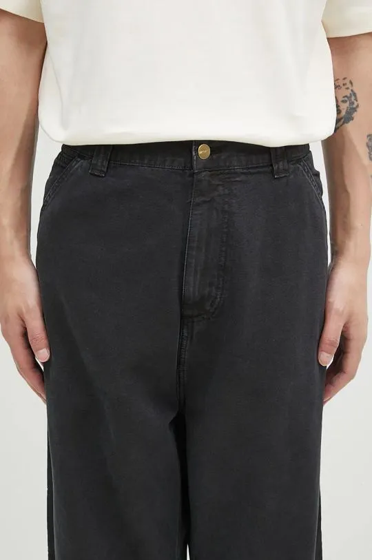 Carhartt WIP cotton trousers OG Single Knee Pant black color I033754.894J