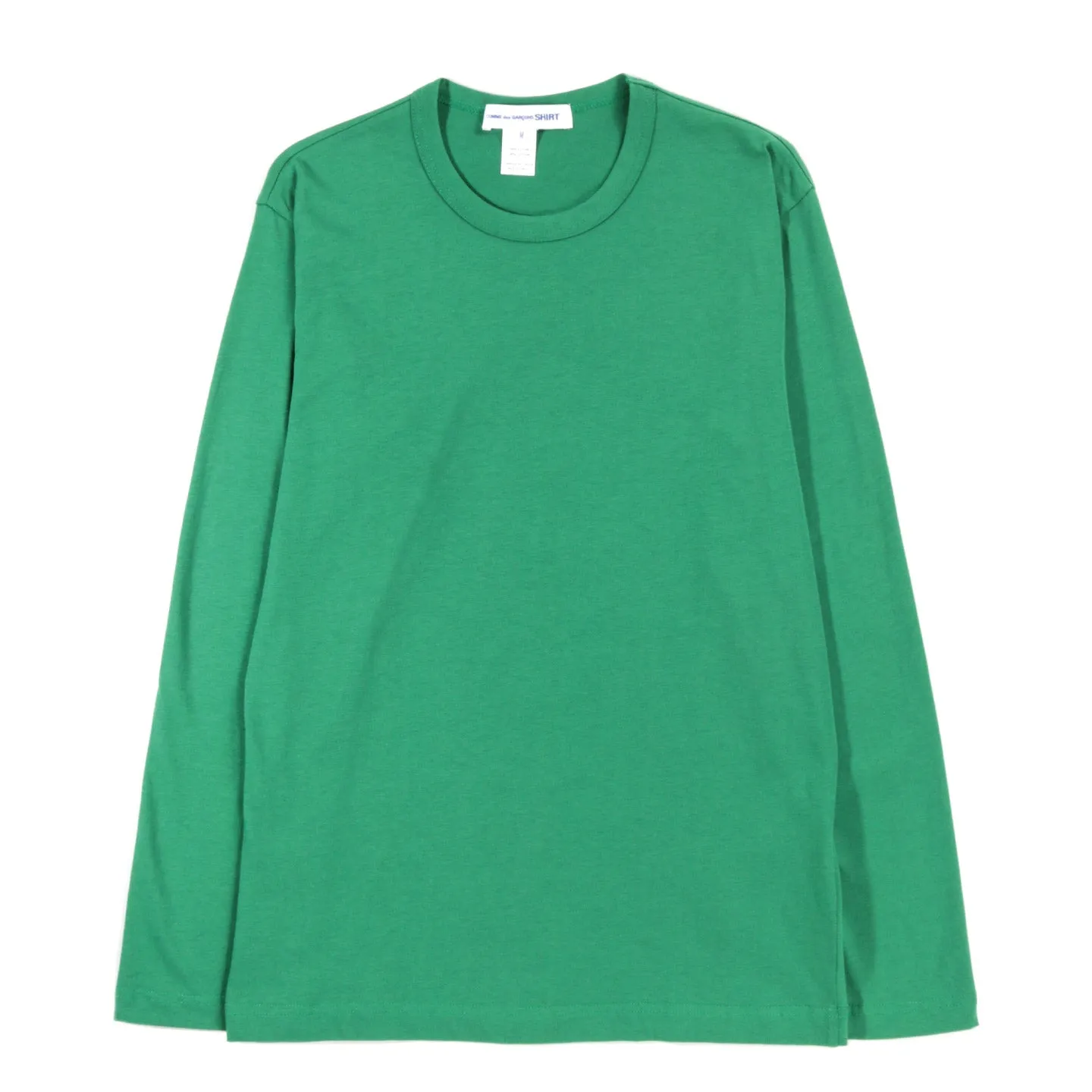 COMME DES GARCONS SHIRT T015 LONG SLEEVE T-SHIRT GREEN