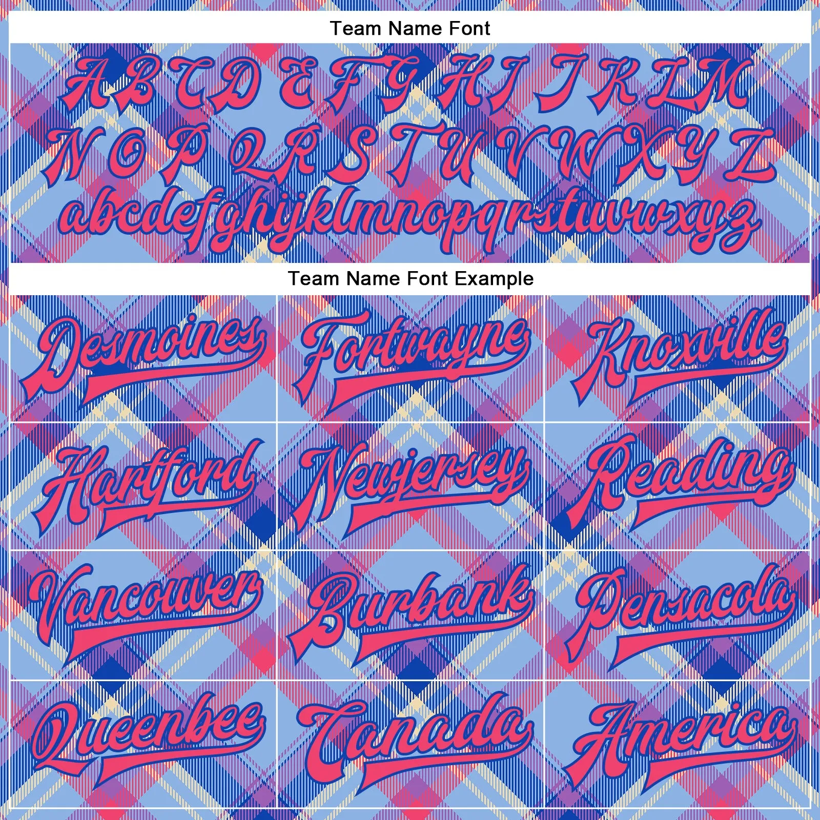 Custom Light Blue Neon Pink Thunder Blue-Cream Check Board 3D Pattern Design Bomber Full-Snap Varsity Letterman Jacket