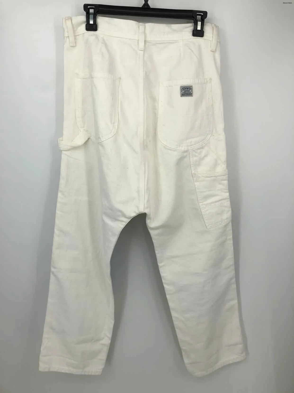 DENIMIST White Blue Made in Mexico Distressed Patches Size 27 (S) Pants