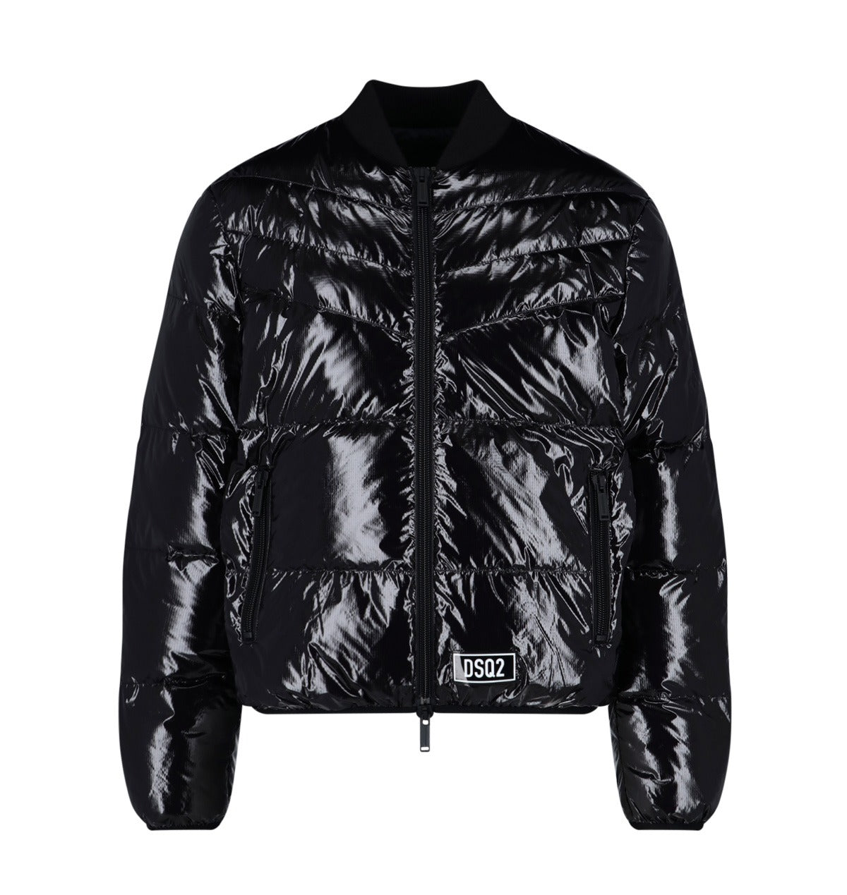 Dsquared2 Logo Patch Zipped Down Jacket