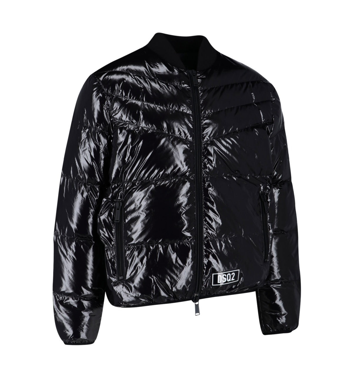 Dsquared2 Logo Patch Zipped Down Jacket