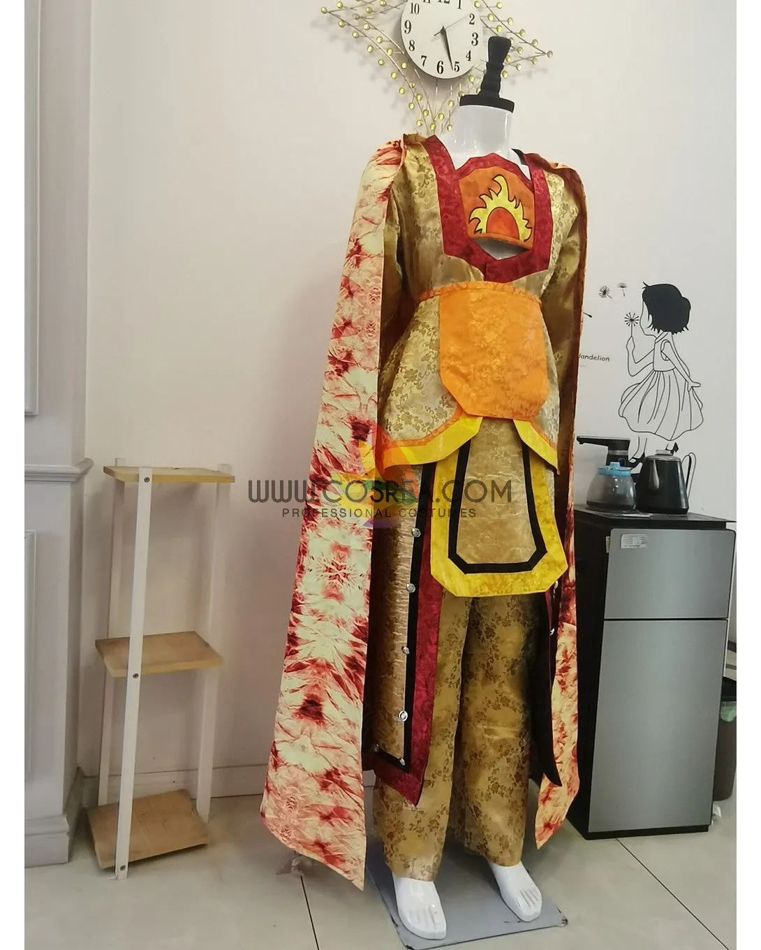 Dynasty Warrior Yuan Shao Custom Printed Cosplay Costume