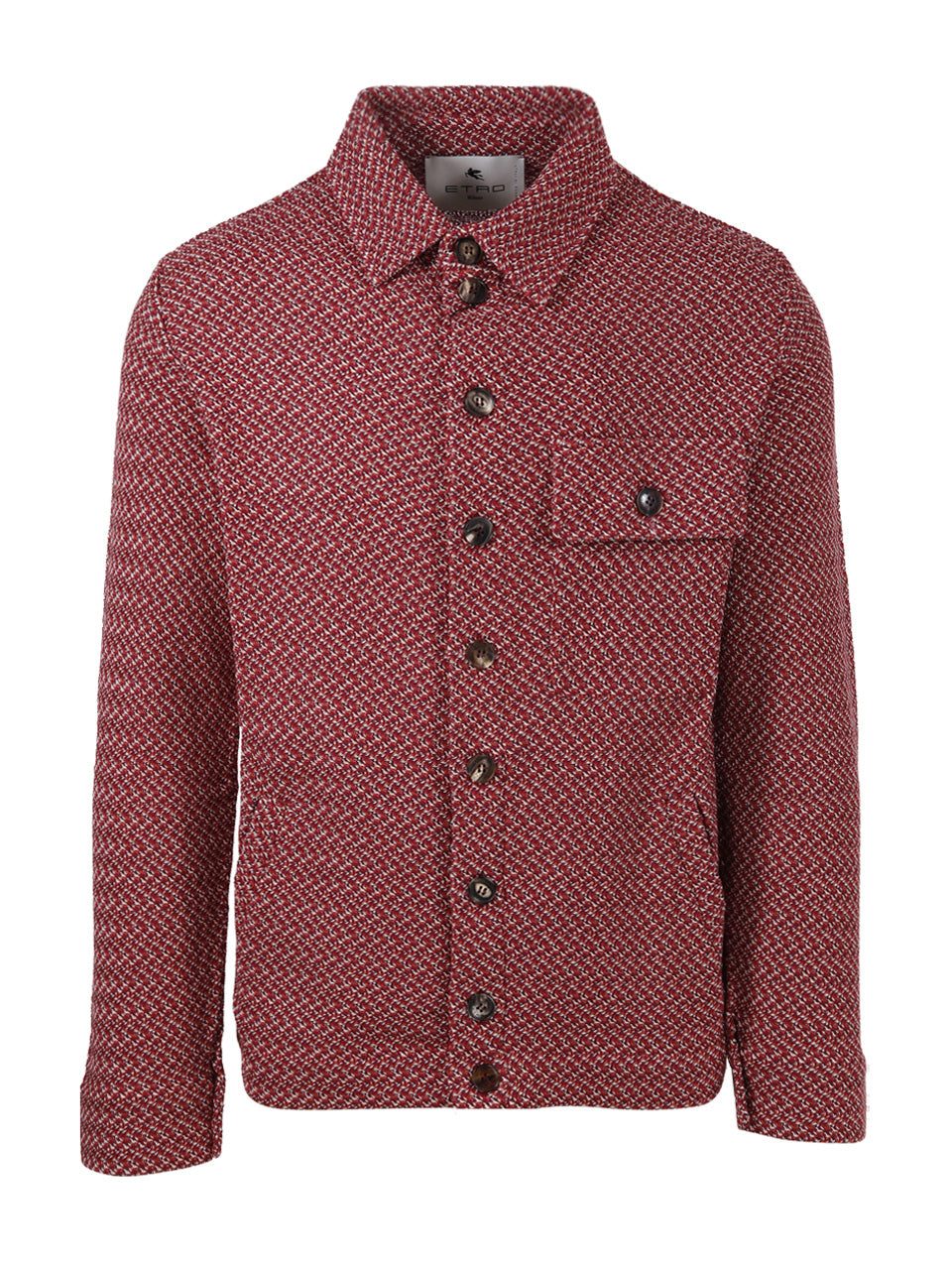 Etro Patterned Button-Up Shirt Jacket