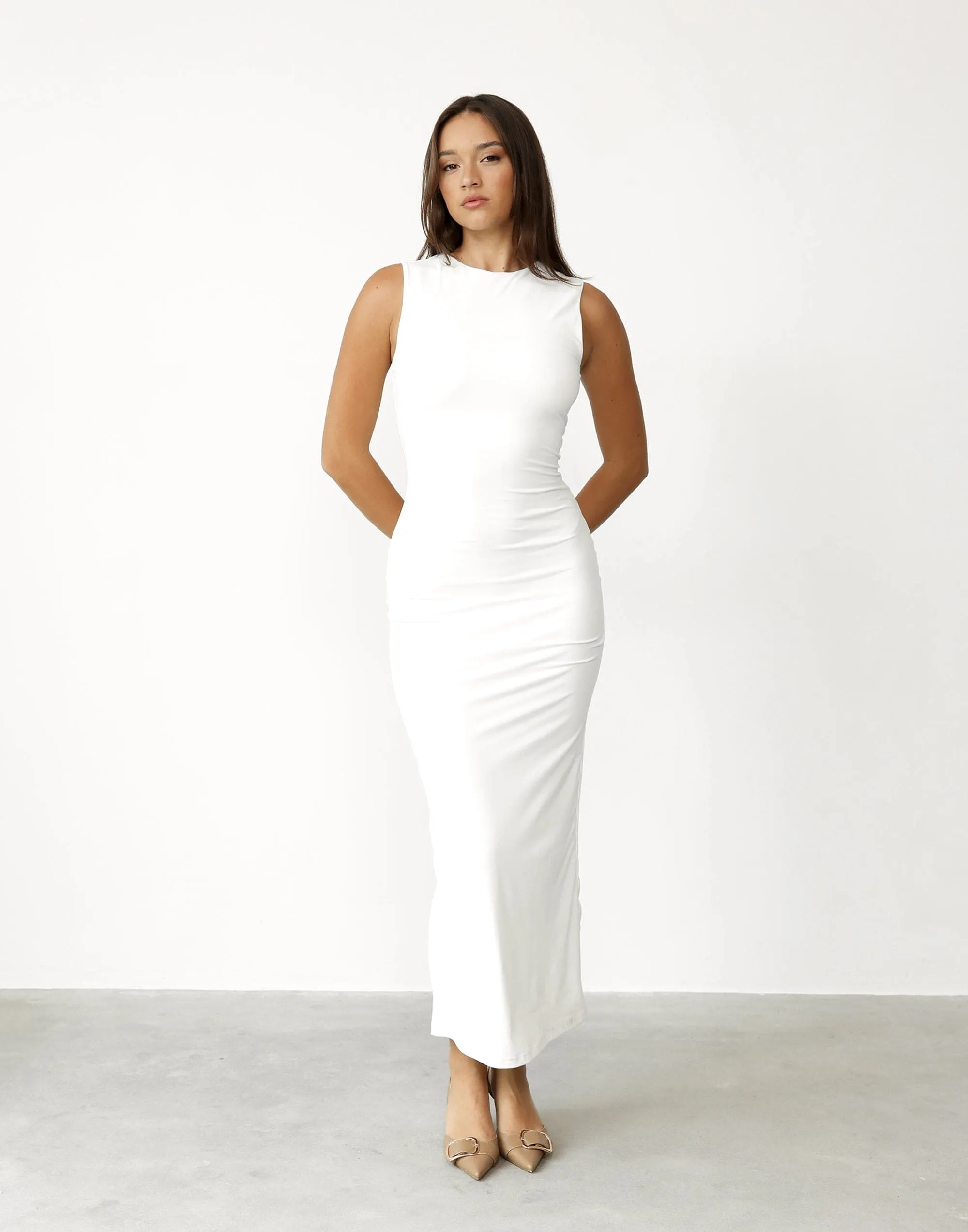 Fable Maxi Dress (White)