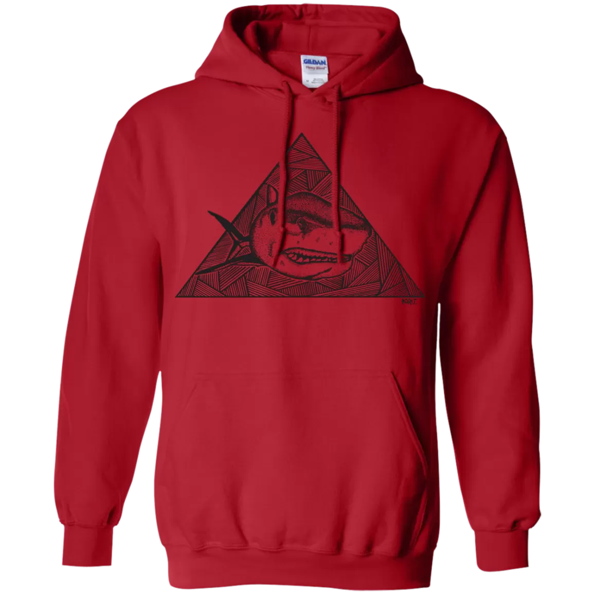 Fishing - Geometric Shark animals T Shirt & Hoodie