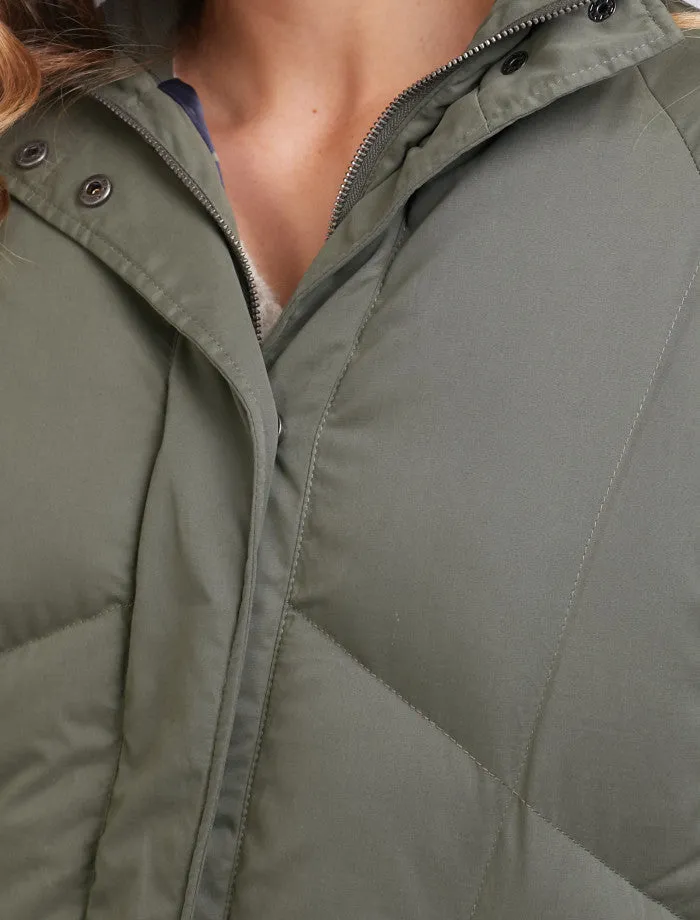 Foxwood Zoe Puffa Jacket - Khaki