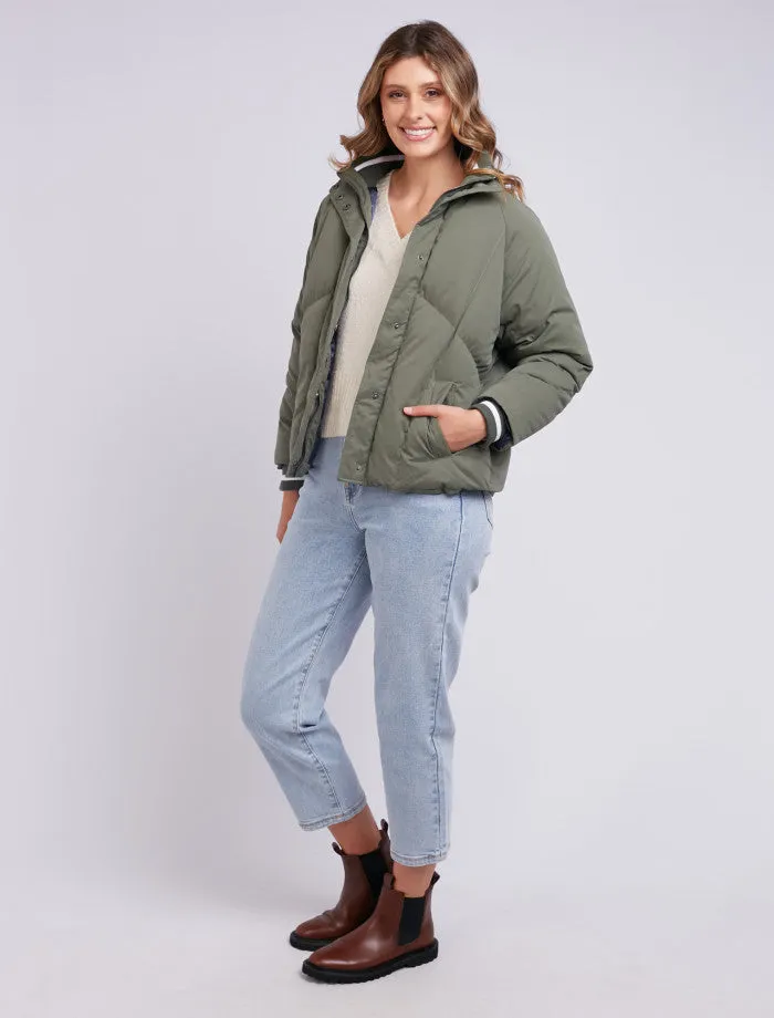 Foxwood Zoe Puffa Jacket - Khaki