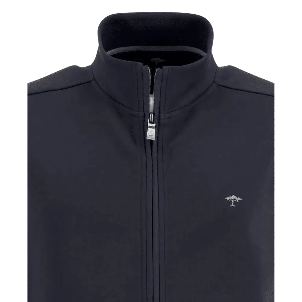 FYNCH-HATTON Cotton Navy Gilet | Menswear Online