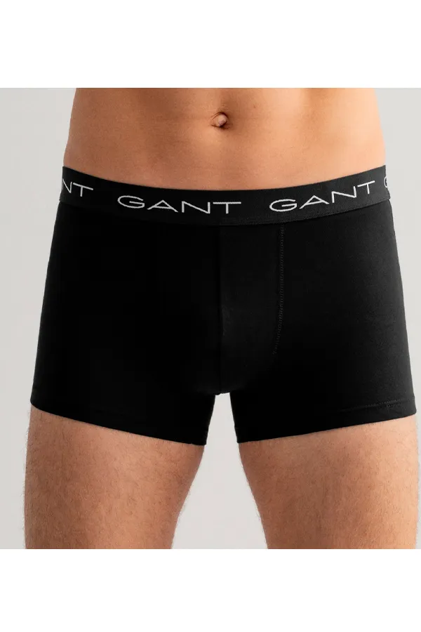 GANT 3-Pack Trunks Cotton Stretch Black